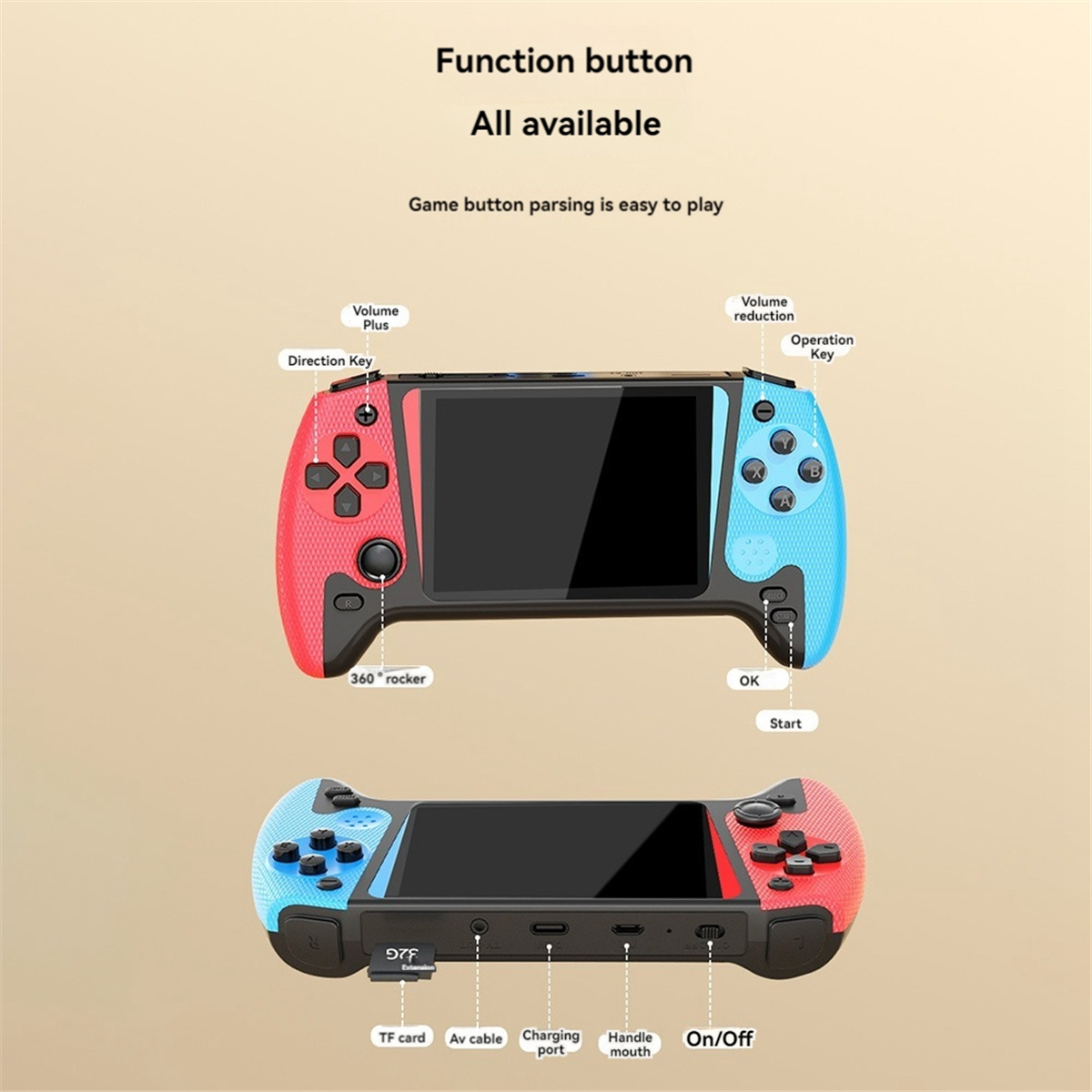 Gaming Console 5 Year Old - Practical Handheld Video Game Console 500