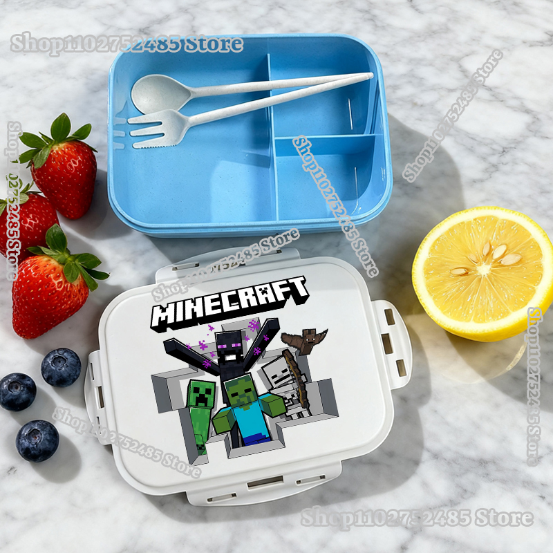 Gaming Console Minecraft - Game Pixel Block Food Boxes Student