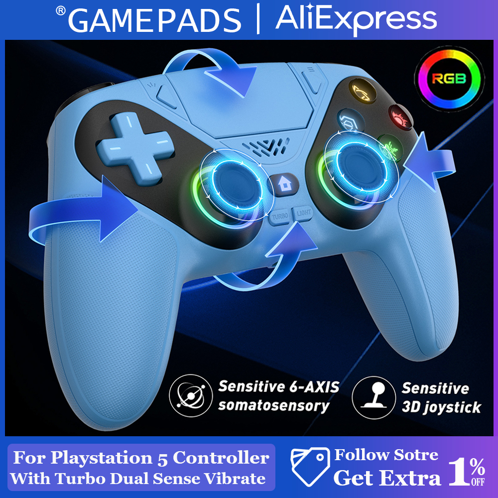 Gaming Console Controller - Gamepad For Playstation 5 Wireless Controller