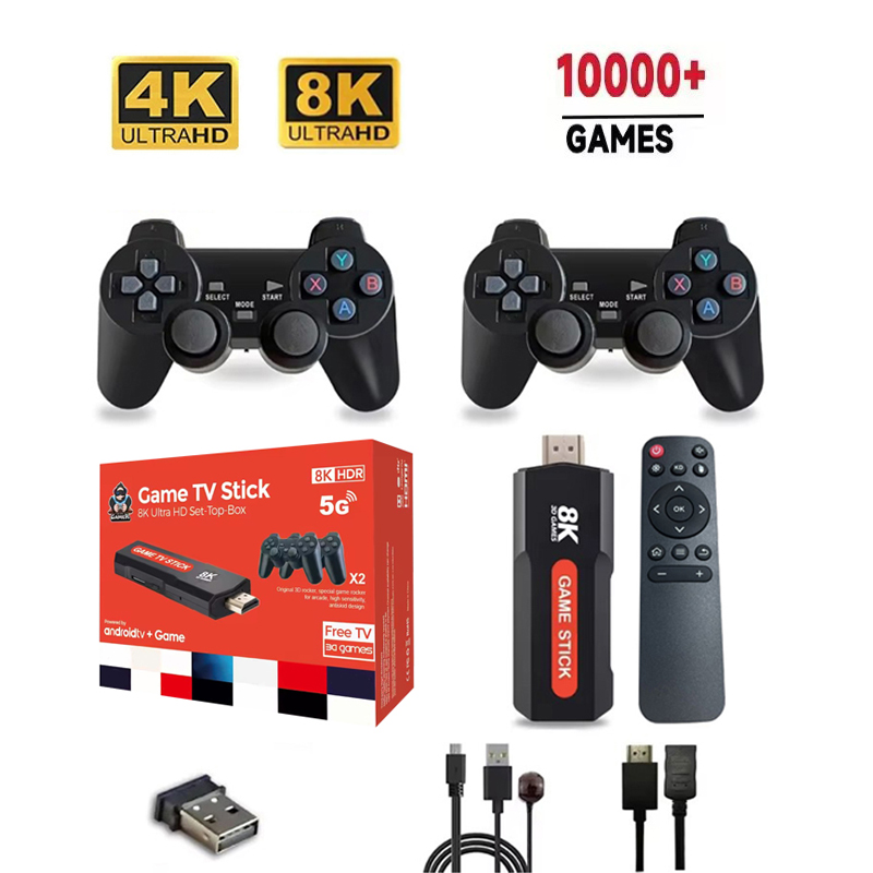 Console Gaming Steam - X2 Game Stick HD 4K 8K