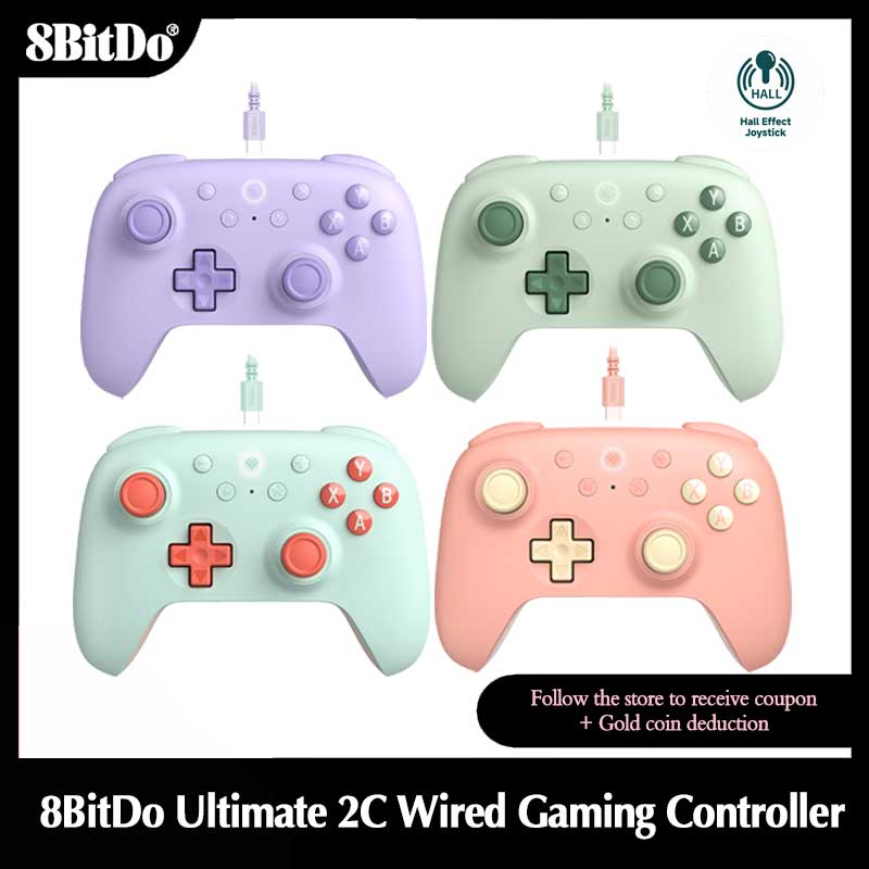 Gaming Console For Android Tv - 8BitDo Ultimate 2C Wired Gamepad，USB Game