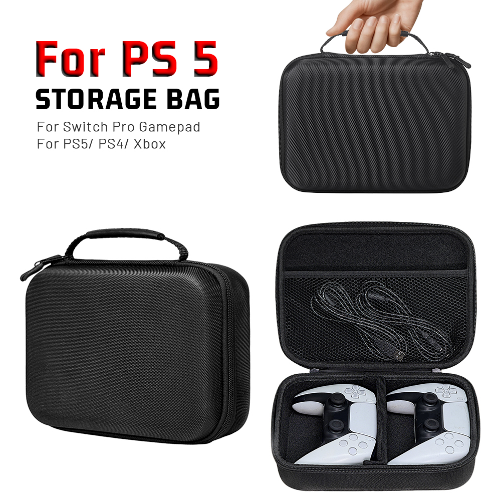 Gaming Console Organizer - Dual controller storage bag portable EVA