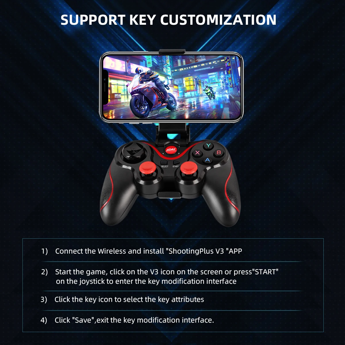 GAMINJA Wireless Bluetooth Gam – обзор и цена Gaming Console For Smart Tv