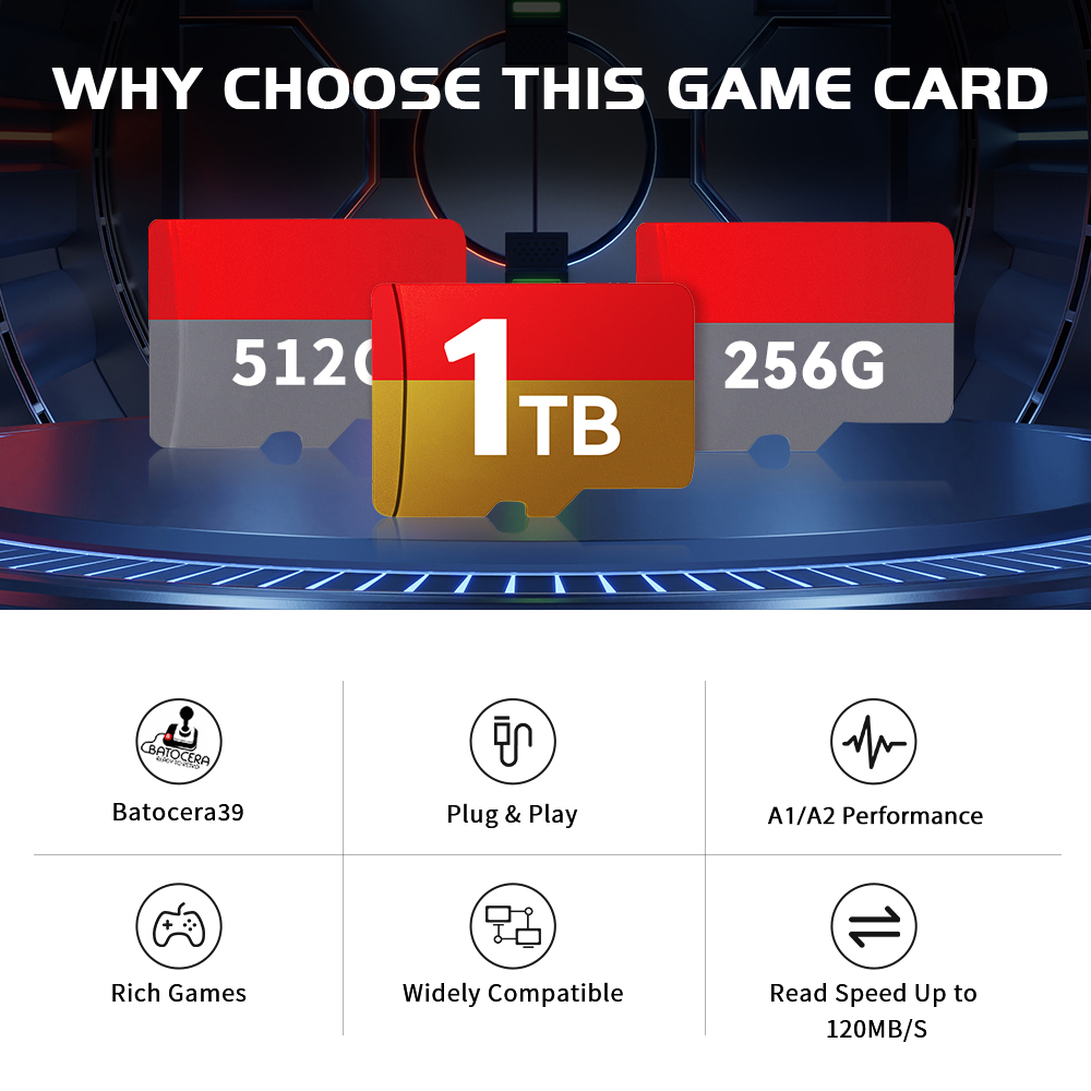 1TB Latest Batocera 39 OS TF G – обзор и цена Console Gaming Steam