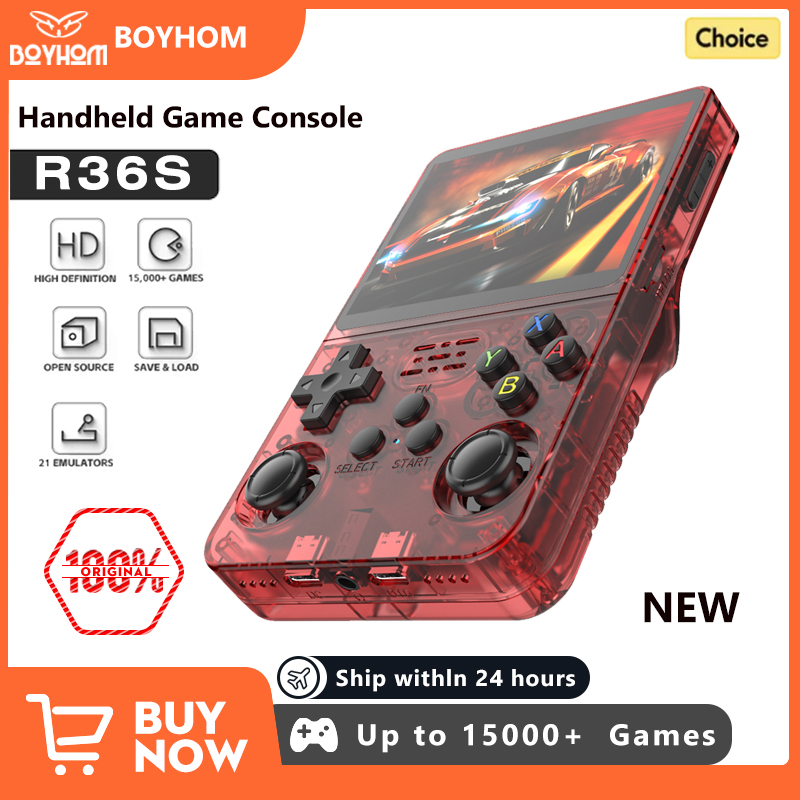 NEW R36S Retro Handheld Game C – обзор и цена Gaming Console Kids