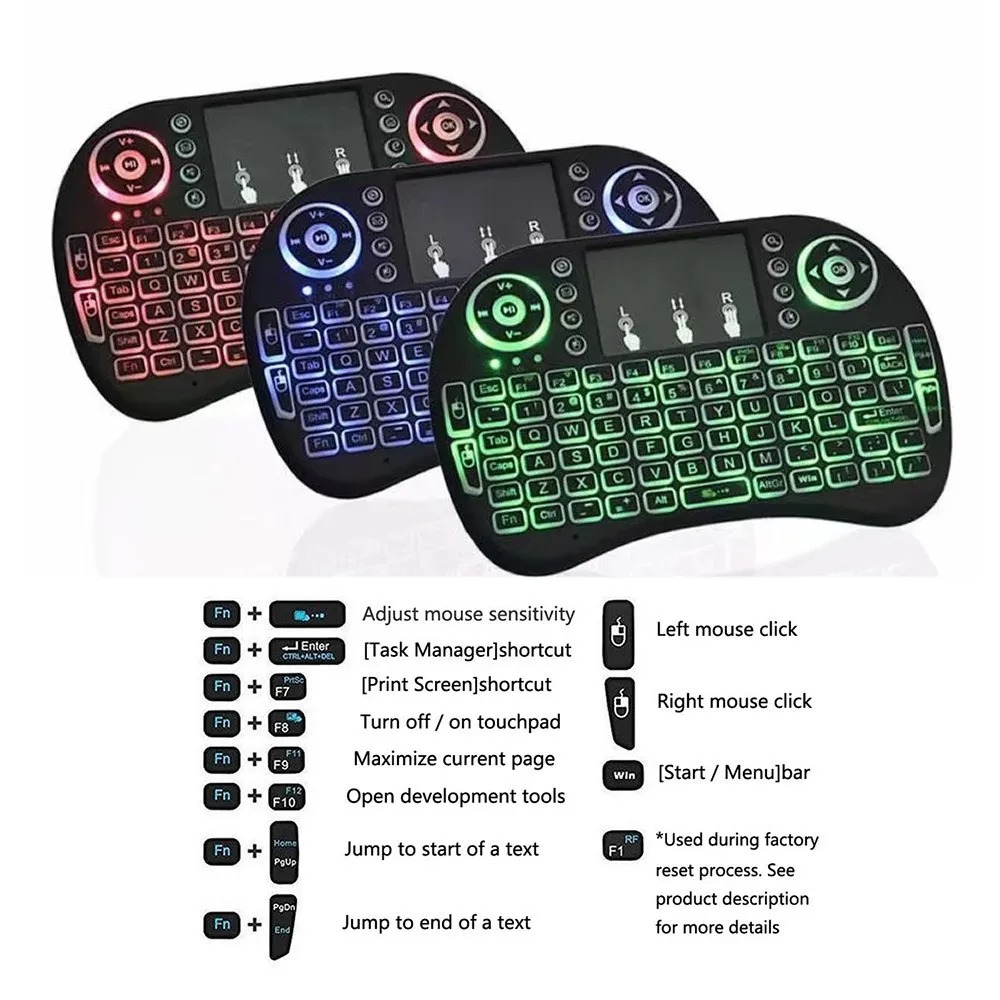I8 Mini Wireless Keyboard 2.4G – обзор и цена Gaming Console For Smart Tv