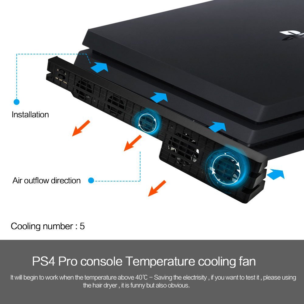 Fan Cooling Cooler For Sony PS – обзор и цена Gaming Console Organizer