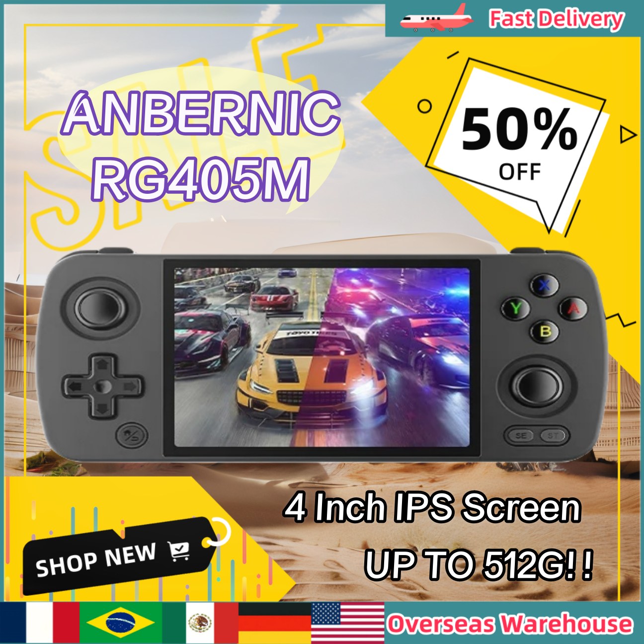 ANBERNIC RG405M Portable Retro – обзор и цена Gaming Console Kids