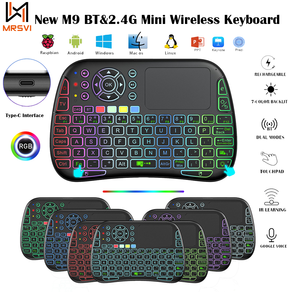 New M9 BT&2.4G Mini Wireless K – обзор и цена Gaming Console For Smart Tv