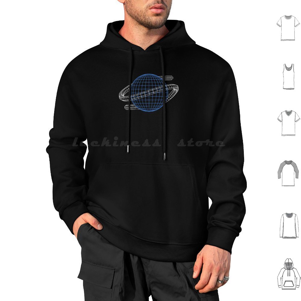 Saturn Wireframe Hoodies Long  – обзор и цена Gaming Console In 90S