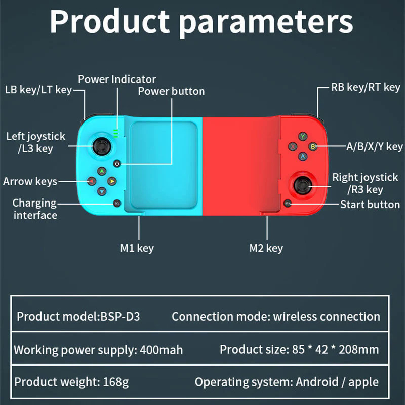 Wireless BT 5.0 Stretchable Ga – обзор и цена Gaming Console For Android Tv