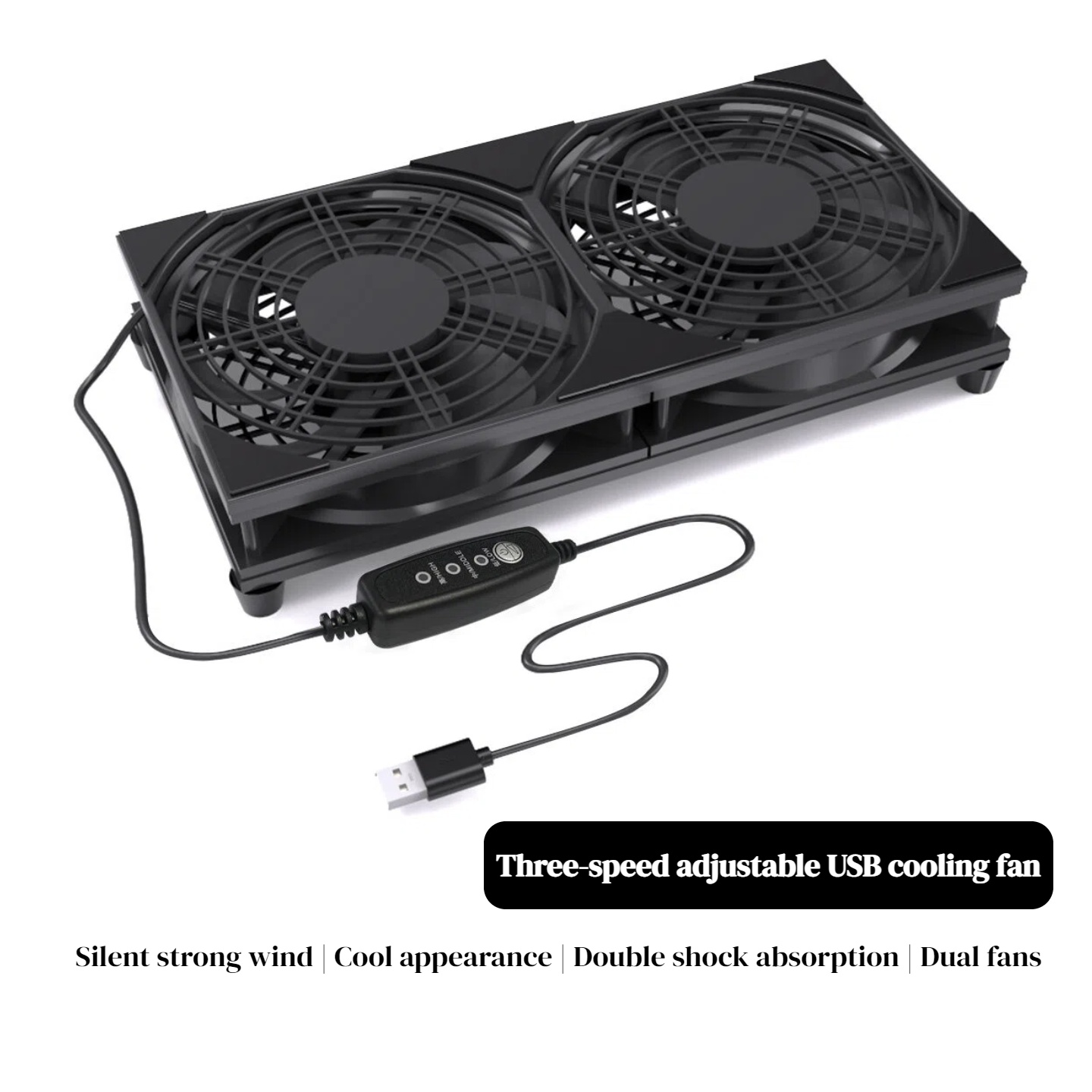 Dual USB Cooling Fan with 3-Sp – обзор и цена Gaming Console Controller