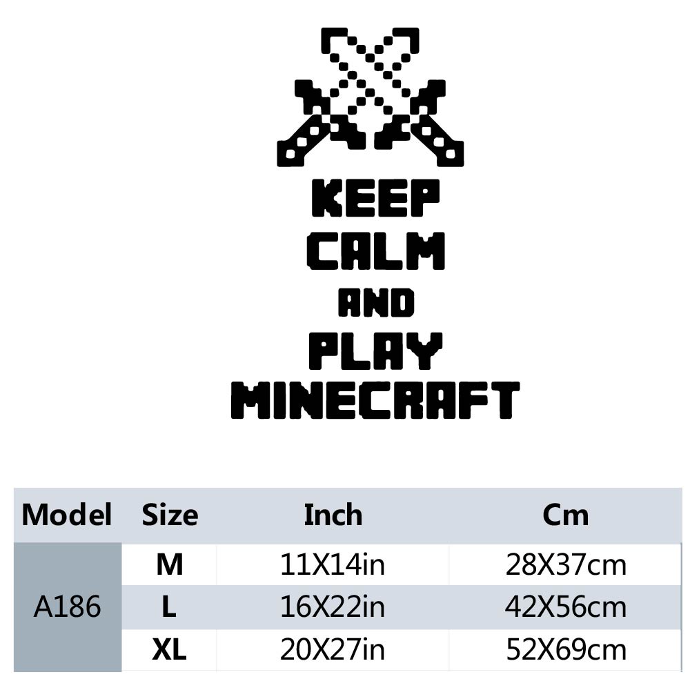 1 pc new Game keep calm and pl – обзор и цена Gaming Console Minecraft