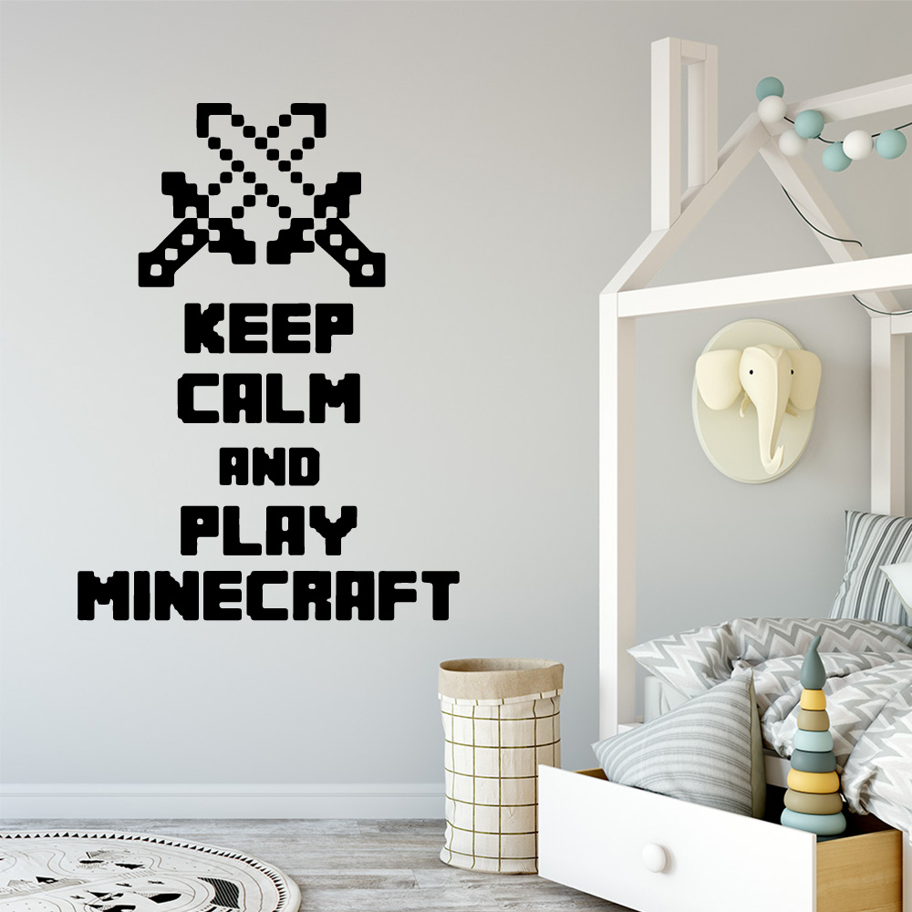 1 pc new Game keep calm and pl – обзор и цена Gaming Console Minecraft