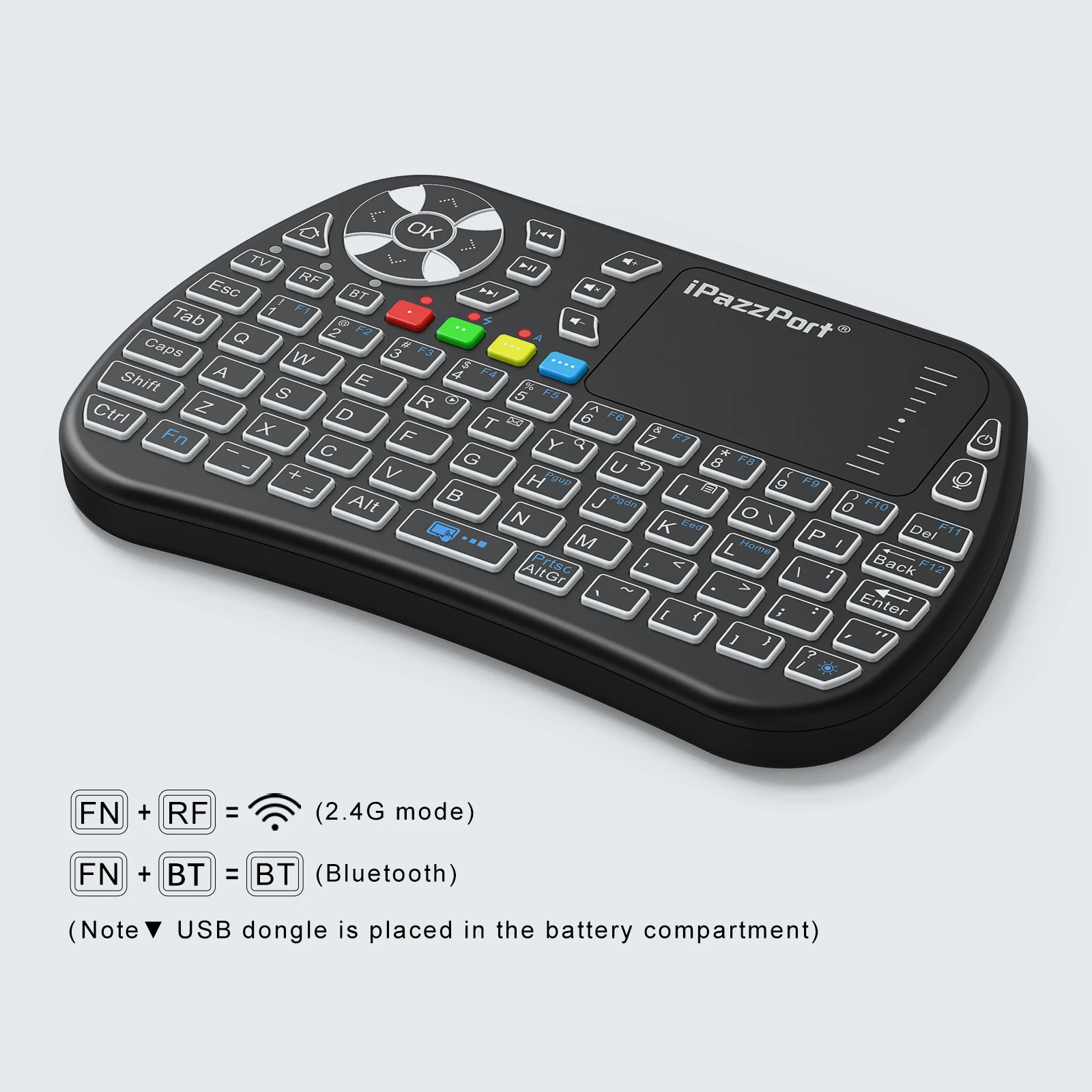 iPazzPort Bluetooth mini Keybo – обзор и цена Gaming Console For Smart Tv