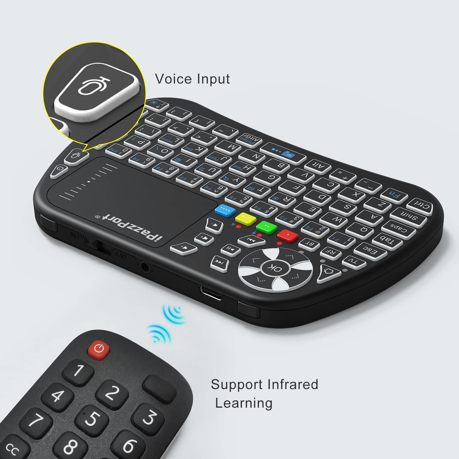 iPazzPort Bluetooth mini Keybo – обзор и цена Gaming Console For Smart Tv