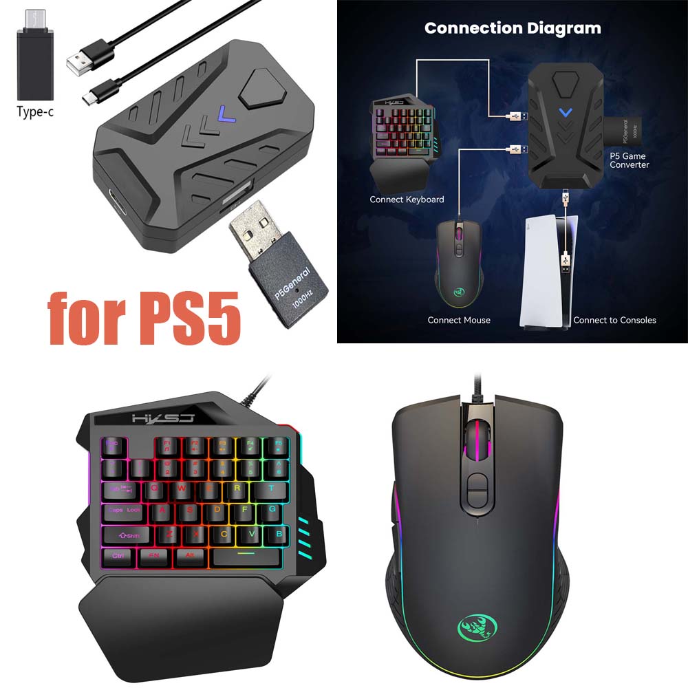 for PS5 Gaming Keyboard Mouse  – обзор и цена Gaming Console Controller