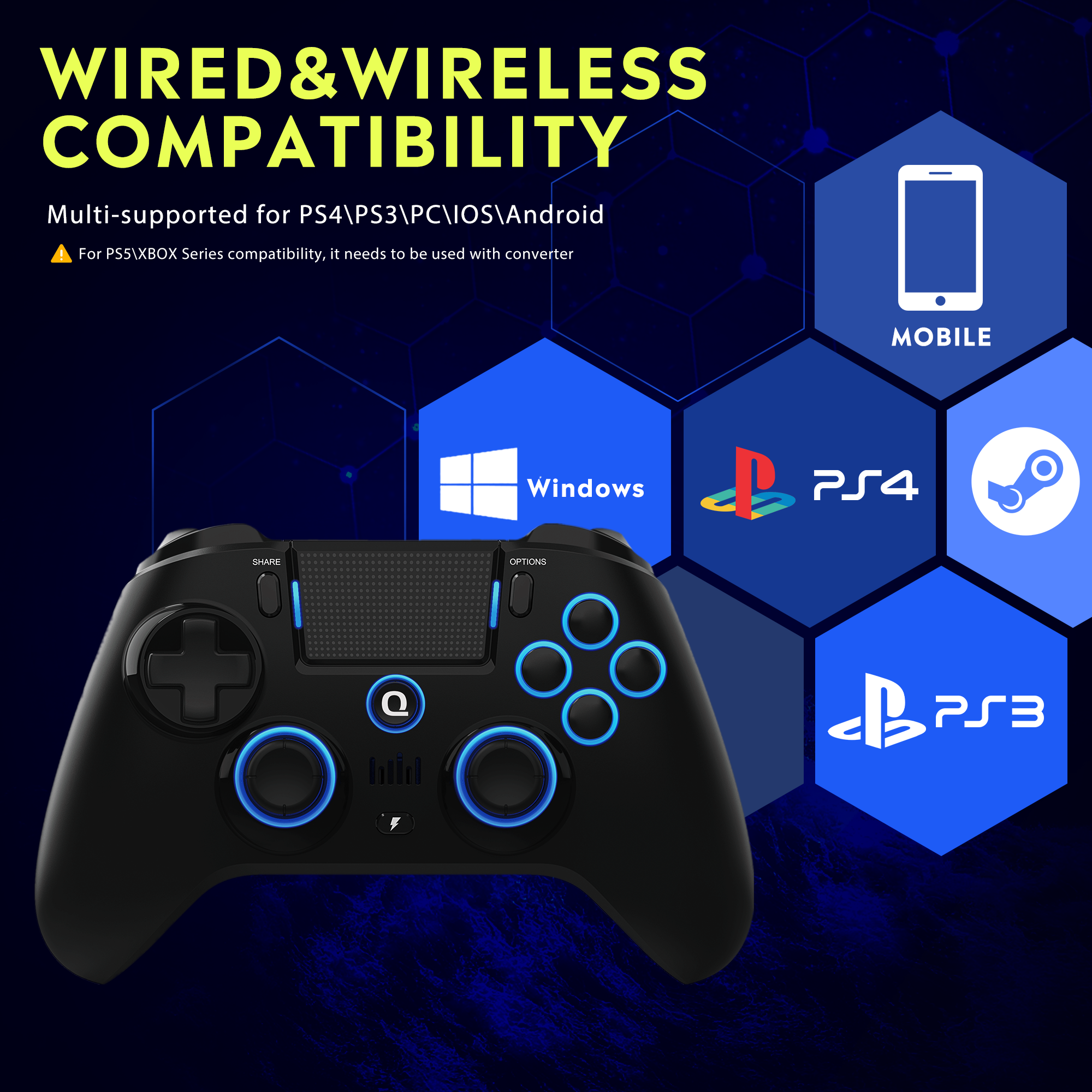 Original QRD Spark N5 Wireless – обзор и цена Gaming Console For Android Tv