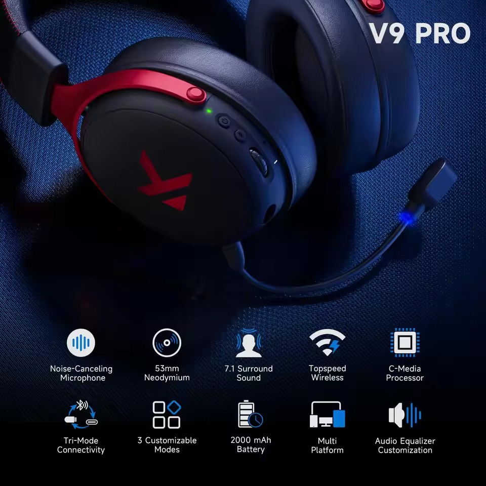 E-sports Headset Wireless Low  – обзор и цена Gaming Console For Android Tv