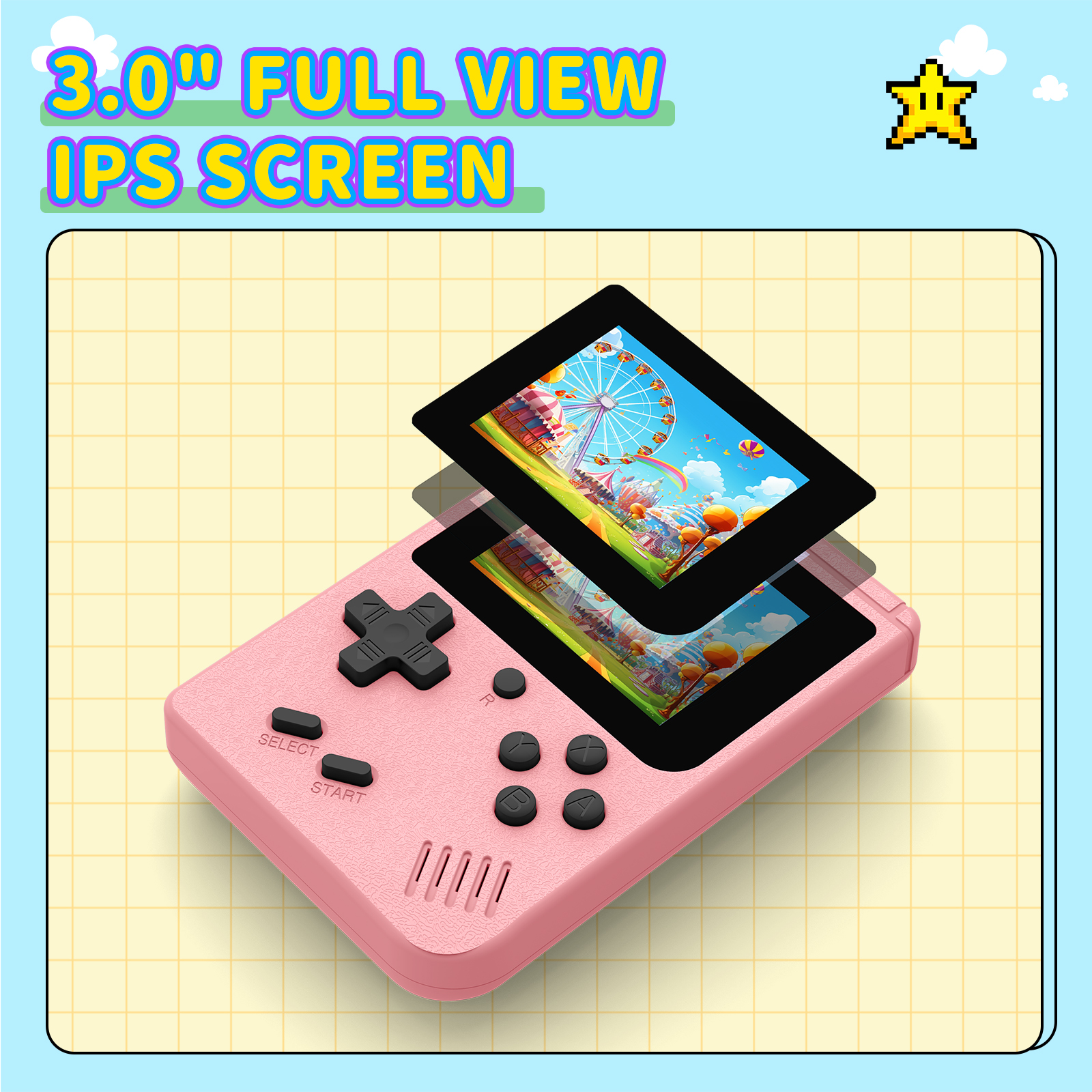 Portable Retro Mini Handheld V – обзор и цена Gaming Console Kids