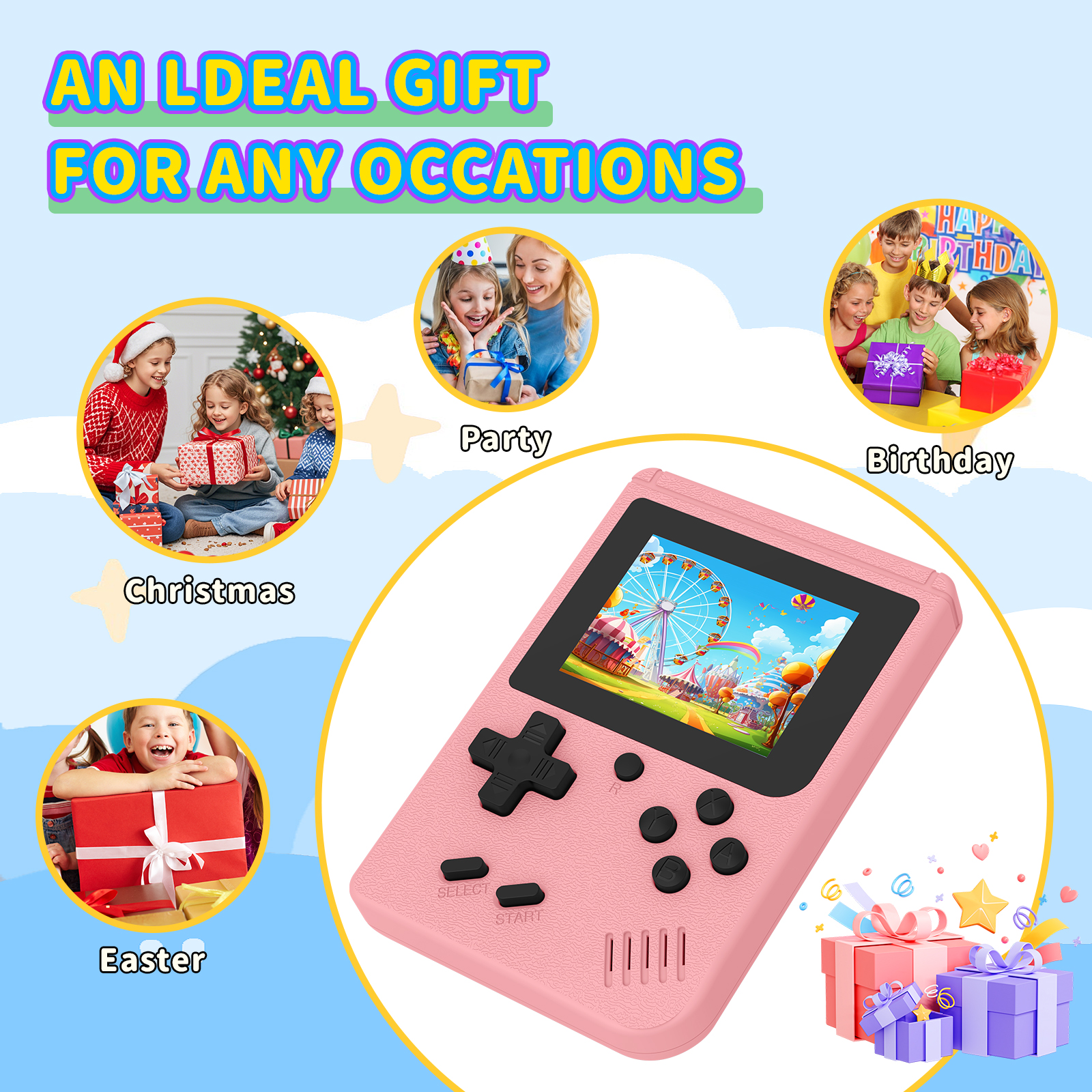 Portable Retro Mini Handheld V – обзор и цена Gaming Console Kids