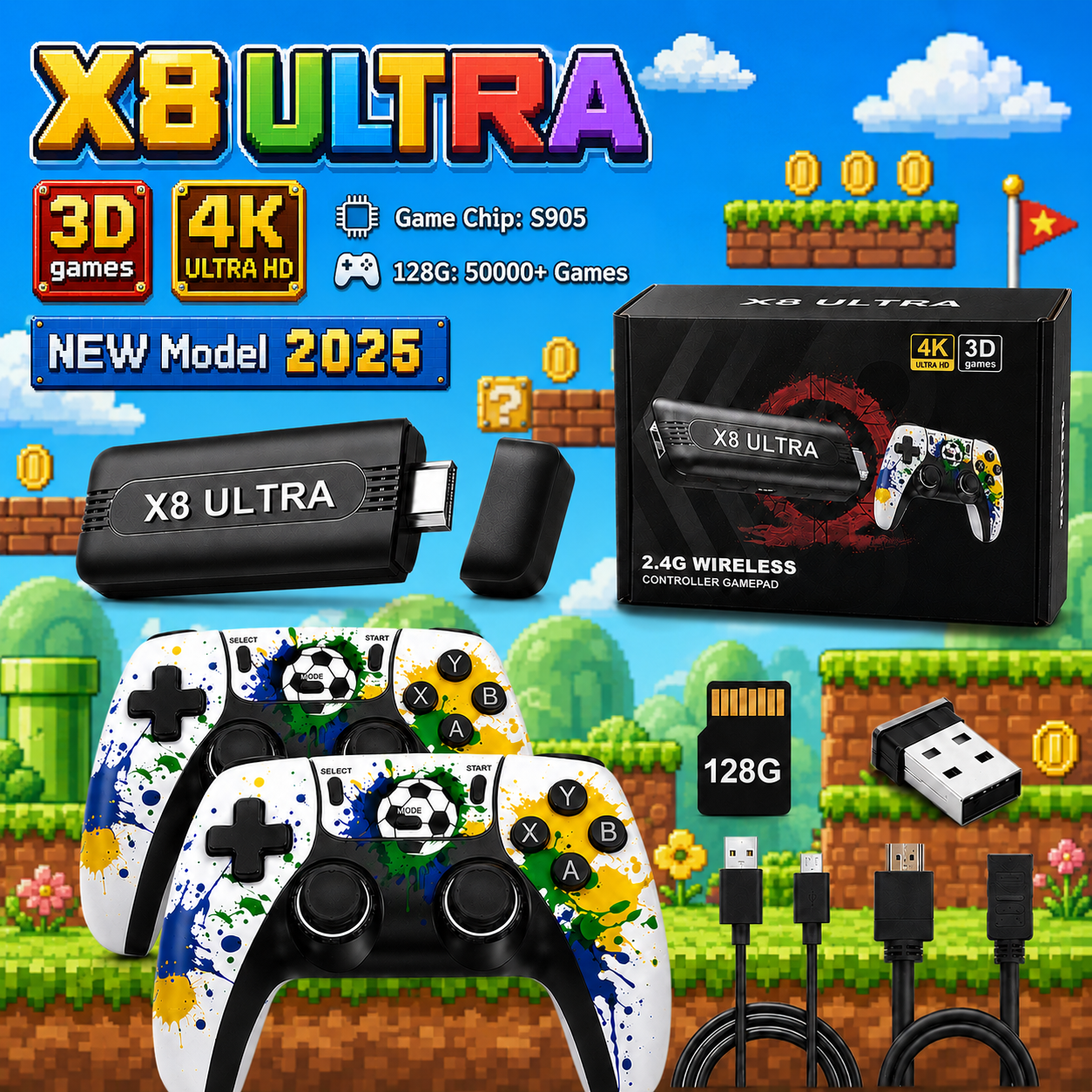 Plug & Play 4K Retro Game Box  – обзор и цена Gaming Console In 2026