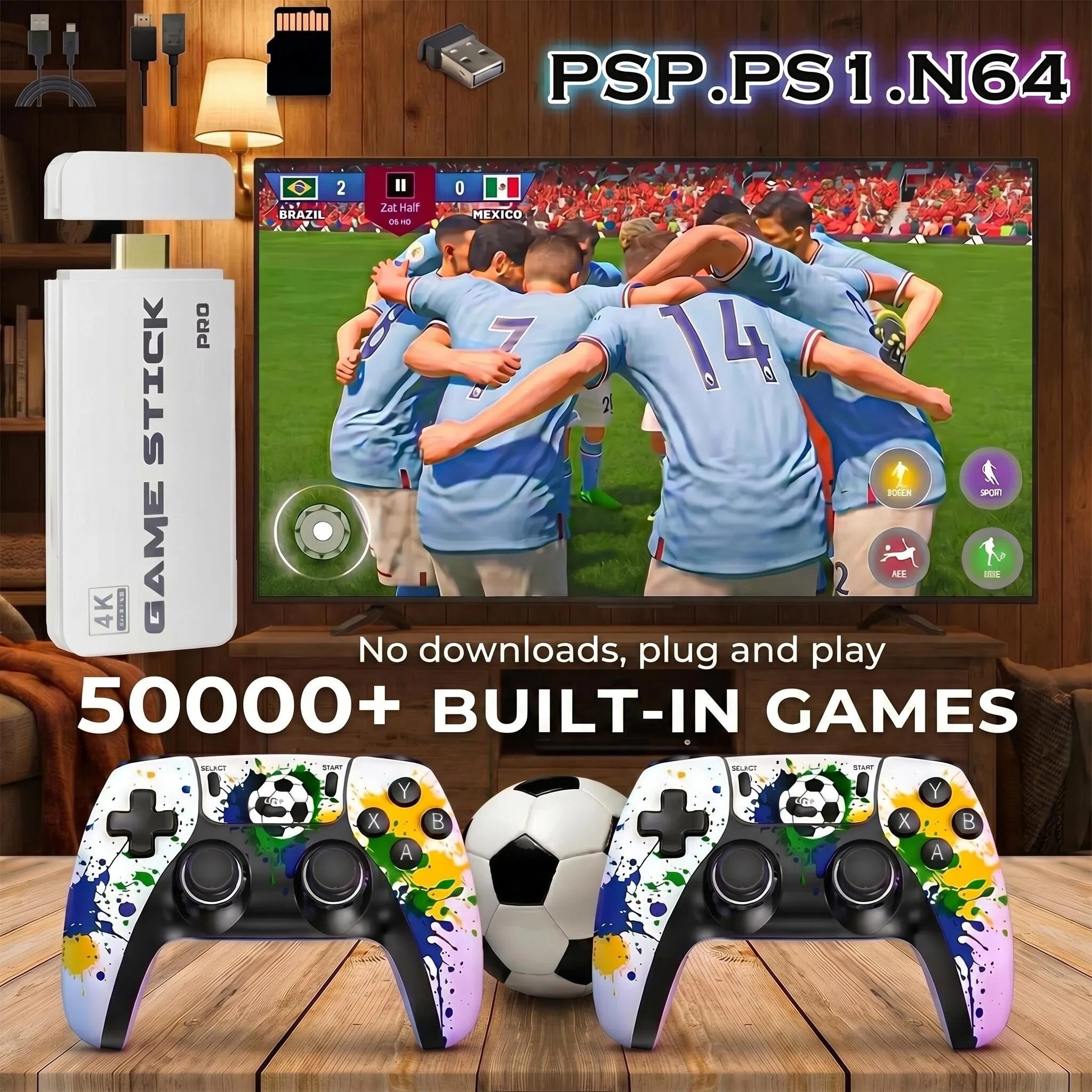 Plug & Play 4K Retro Game Box  – обзор и цена Gaming Console In 2026