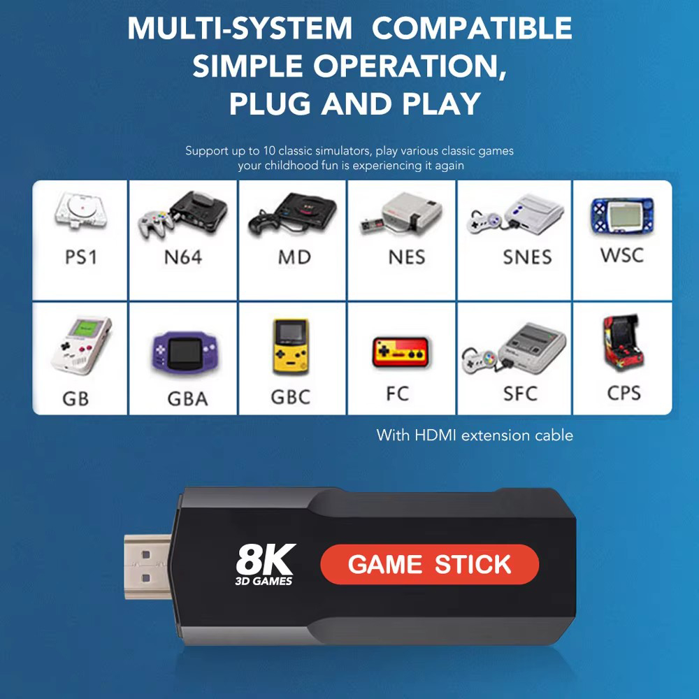 X2 Game Stick HD 4K 8K 3D Cons – обзор и цена Console Gaming Steam